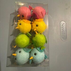 *SOLD* Felted Wool Easter Chicks. NEW